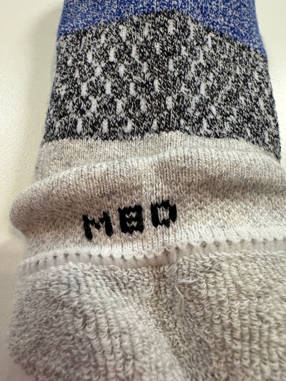 Bombas NWT 4 pair Original Unisex Ankle Socks Color: Black/Grey/Blue SZ: Medium - Picture 6 of 7